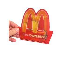 Retro McDonalds I'm Lovin It Promotional Holographic Sticker - Large